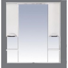 София -120 Зеркало - шкаф (свет) белая эмаль