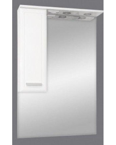 Стелла - 65  Зеркало - шкаф лев.(свет) с фацетом