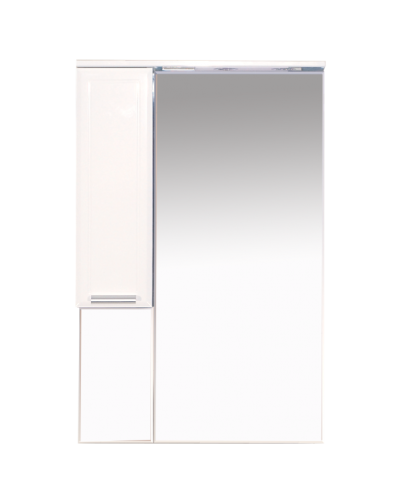 Стелла - 65  Зеркало - шкаф лев.(свет) с фацетом