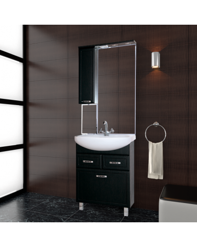 Стелла - 65  Зеркало - шкаф прав.(свет)  ВЕНГЕ