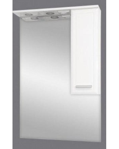 Стелла - 65  Зеркало - шкаф прав.(свет) с фацетом