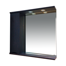 Элвис - 85 Зеркало-шкаф лев. (свет) венге