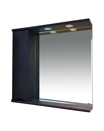 Элвис - 85 Зеркало-шкаф лев. (свет) венге