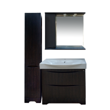 Элвис - 85 Зеркало-шкаф лев. (свет) венге