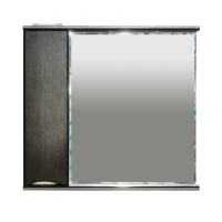 Элвис - 85 Зеркало-шкаф лев. (свет) венге