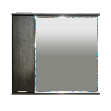 Элвис - 85 Зеркало-шкаф лев. (свет) венге