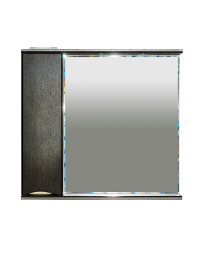 Элвис - 85 Зеркало-шкаф лев. (свет) венге