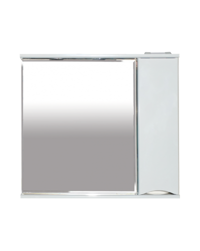 Элвис - 85 Зеркало-шкаф прав. (свет) белая эмаль