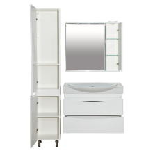 Элвис - 85 Зеркало-шкаф прав. (свет) белая эмаль