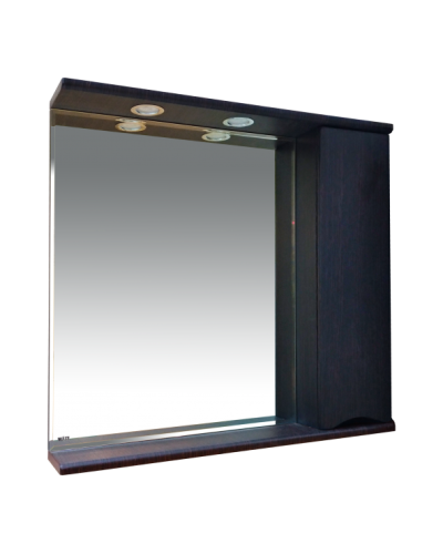 Элвис - 85 Зеркало-шкаф прав. (свет) венге