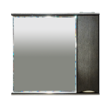 Элвис - 85 Зеркало-шкаф прав. (свет) венге