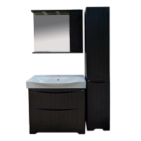 Элвис - 85 Зеркало-шкаф прав. (свет) венге