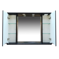 Элвис -105 Зеркало-шкаф (свет) венге