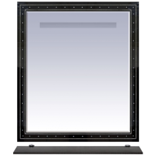 Bella - 75 Зеркало черное с кристаллами