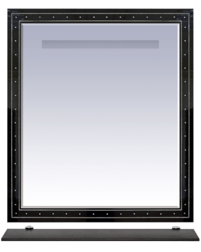 Bella - 75 Зеркало черное с кристаллами