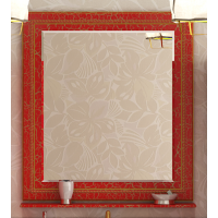 Fresko - 90 Зеркало с пол. Краколет красный патина