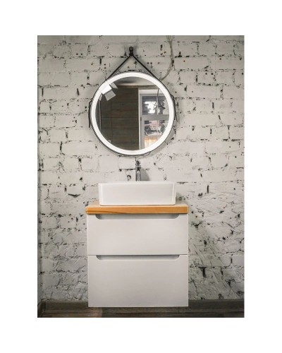 Зеркало 60х60 см Jorno Wood Wood.02.60/TK