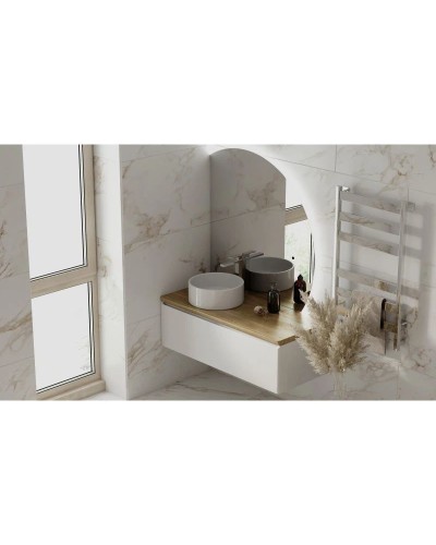 Зеркало 105х108,5 см Jorno Solis Sol.02.105/W