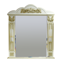 Барокко - 80 Зеркало бежевое патина