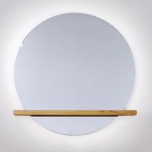 Зеркало 75х75 см Jorno Simply Sim.02.75/P/W