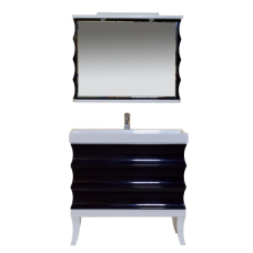 Чикаго -100 Зеркало чёрно-белое со светом