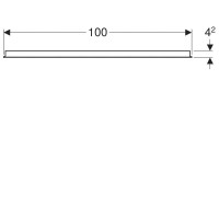Зеркало 100х65 см Geberit Option Basic 500.584.00.1