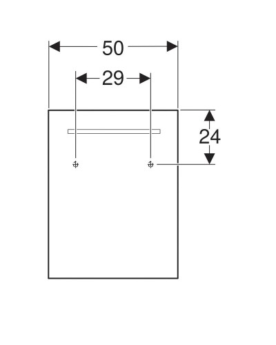 Зеркало 50х65 см Geberit Renova Compact 862350000