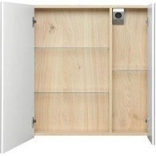 Зеркальный шкаф 77,8х81 см белый глянец Roca Up ZRU9303017