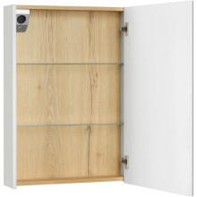 Зеркальный шкаф 57,8х81 см белый глянец R Roca Up ZRU9303025