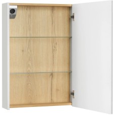 Зеркальный шкаф 57,8х81 см белый глянец R Roca Up ZRU9303025