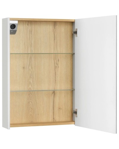 Зеркальный шкаф 57,8х81 см белый глянец R Roca Up ZRU9303025