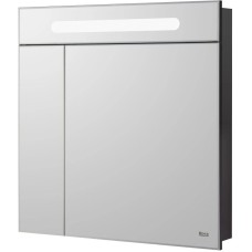 Зеркальный шкаф черный глянец 80х81 см Roca Victoria Nord Black Edition ZRU9000100