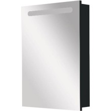 Зеркальный шкаф черный глянец 60,6х81 см R Roca Victoria Nord Black Edition ZRU9000099