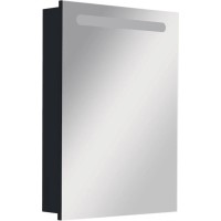 Зеркальный шкаф черный глянец 60,6х81 см L Roca Victoria Nord Black Edition ZRU9000098
