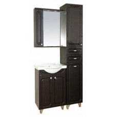 Александра - 55 Зеркало-шкаф лев. (свет) ВЕНГЕ