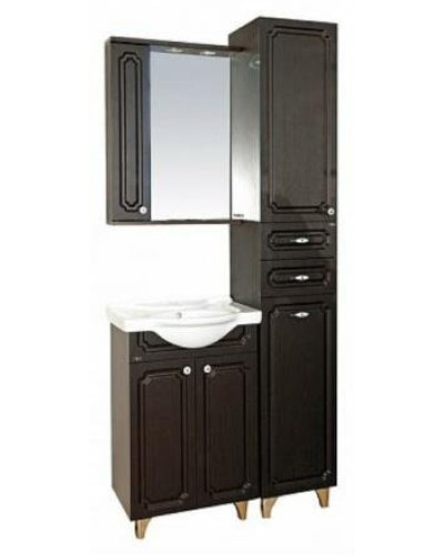 Александра - 55 Зеркало-шкаф лев. (свет) ВЕНГЕ