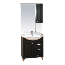 Александра - 65 Зеркало-шкаф прав. (свет) ВЕНГЕ