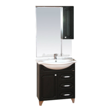 Александра - 65 Зеркало-шкаф прав. (свет) ВЕНГЕ