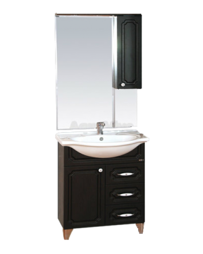 Александра - 65 Зеркало-шкаф прав. (свет) ВЕНГЕ