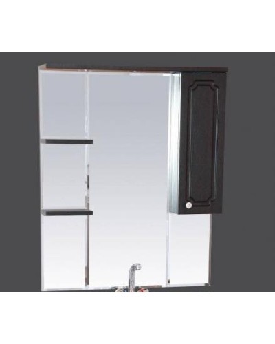 Александра - 75 Зеркало-шкаф прав. (свет) ВЕНГЕ