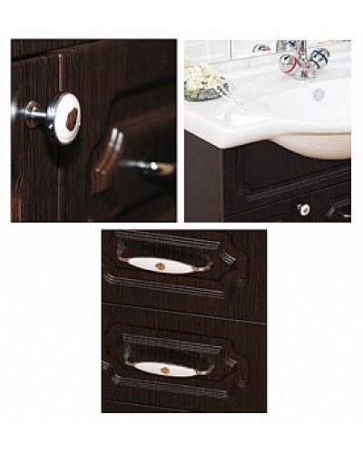 Александра - 85 Зеркало-шкаф прав. (свет) ВЕНГЕ