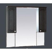 Александра -105 Зеркало-шкаф (свет) ВЕНГЕ