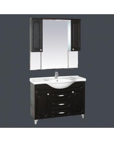 Александра -105 Зеркало-шкаф (свет) ВЕНГЕ