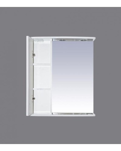 АСТРА-55 зеркало-шкаф лев. (свет)