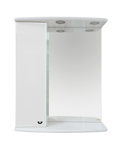 АСТРА-55 зеркало-шкаф лев. (свет)