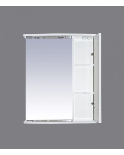 АСТРА-55 зеркало-шкаф прав. (свет)