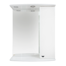 АСТРА-55 зеркало-шкаф прав. (свет)