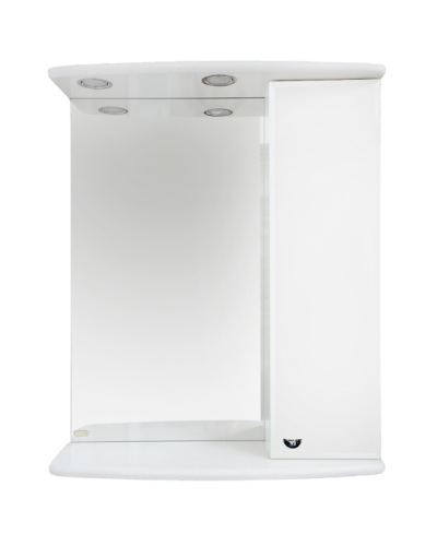 АСТРА-55 зеркало-шкаф прав. (свет)