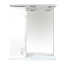 АСТРА-60 зеркало-шкаф лев. (свет)