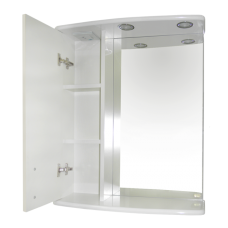 АСТРА-60 зеркало-шкаф лев. (свет)